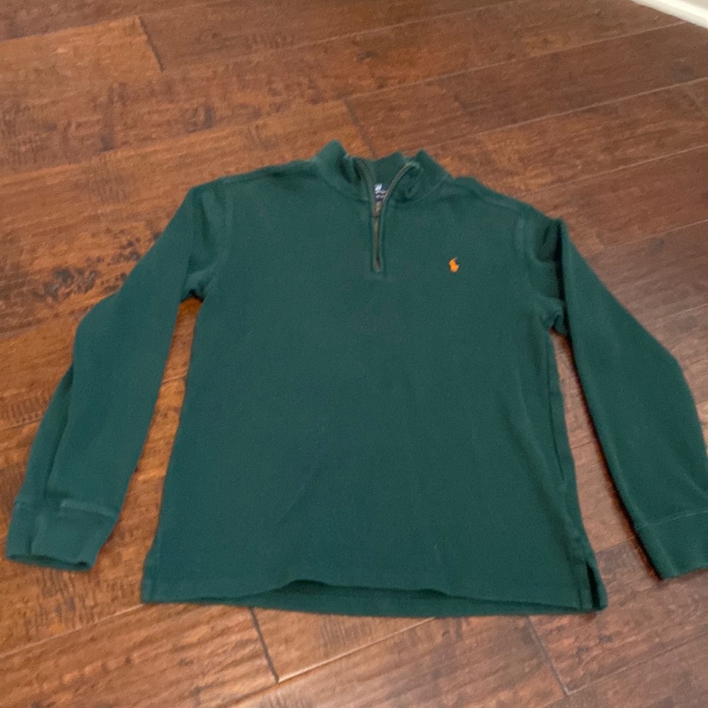 Polo Boys 16/18 Polo pullover 100% cotton hunter green